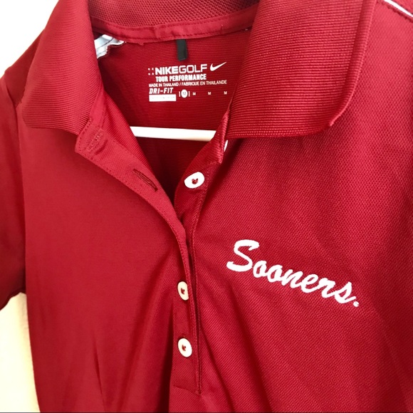 OU Sooners Women’s DRI-FIT NIKEGolf Top - Picture 2 of 6
